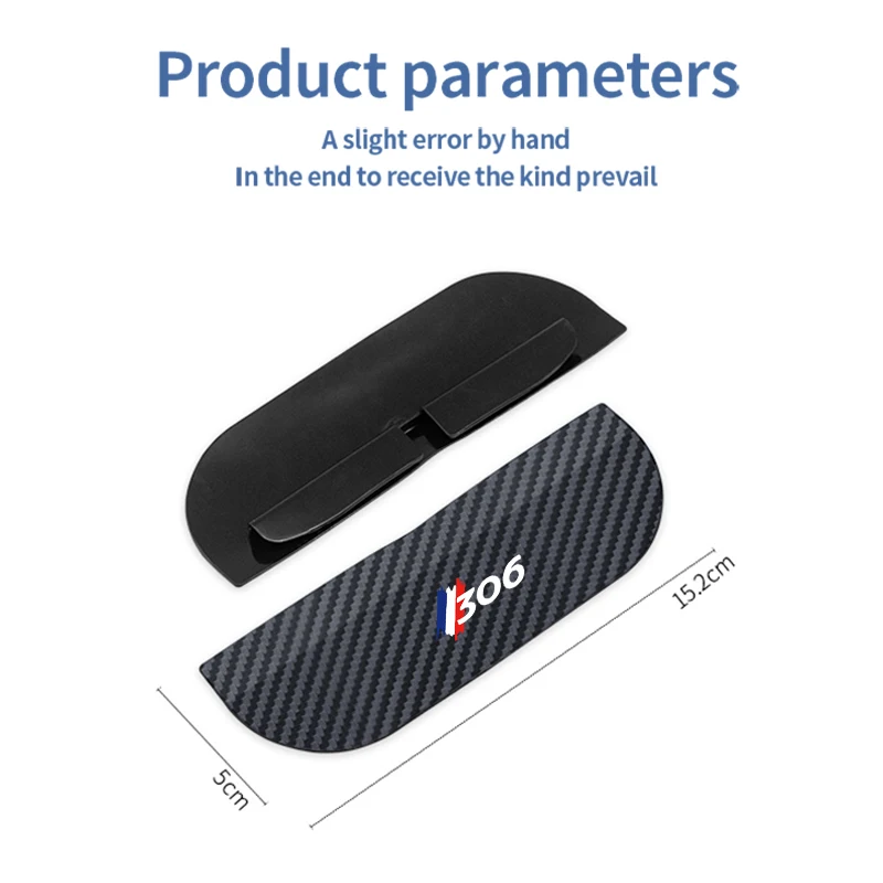Car Side-Rear view Mirror Cover Car Side-Rear view Mirror Rain Eyebrow Carbon Fiber Waterproof Cover Visor For Peugeot 107 108 206 207 306 5008 GT Accessories
