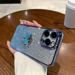 Soporte para teléfono en silicona con diseño de mariposa 3D