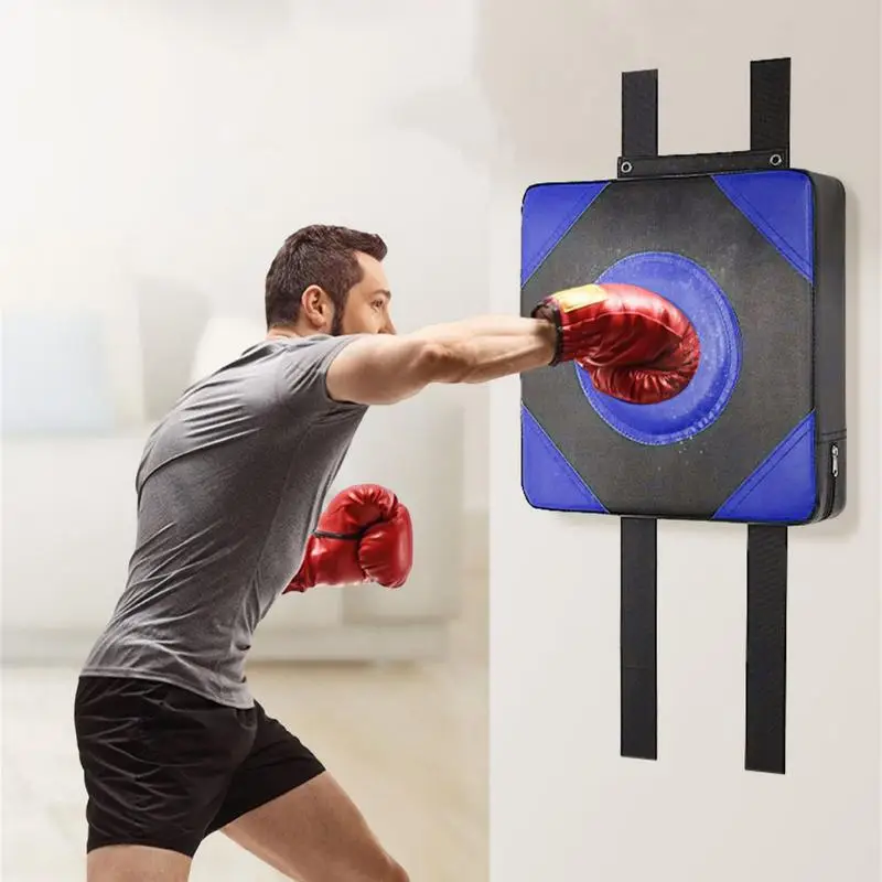 Punch Wall Pad Punch Wall Focus Target Pad Boxing Punching Training Height Adjustable Leather Sponge Bag For Sports Training