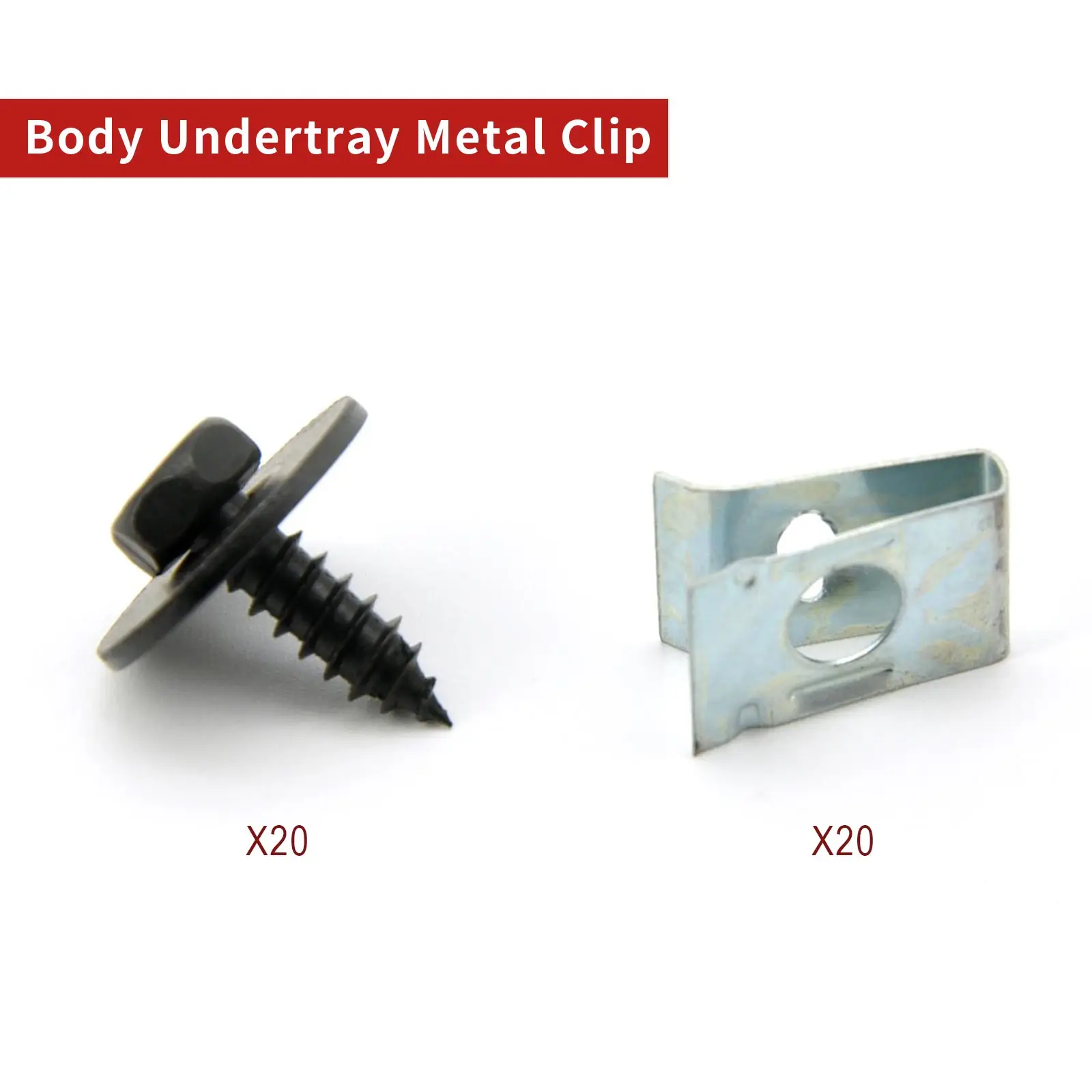 For BMW E82 E30 E91 E39 E64 E84 Car U Nut Hex Screw Speed Fastener Body Undertray Sheet Metal Clip Fixing Protect Accessories