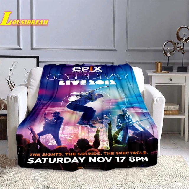 Coldplay Printed Blanket Soft Flannel Air Conditioner Sofa Bed Decoration  Baby Warm Blanket Outdoor Carry Blanket Birthday Gift - AliExpress