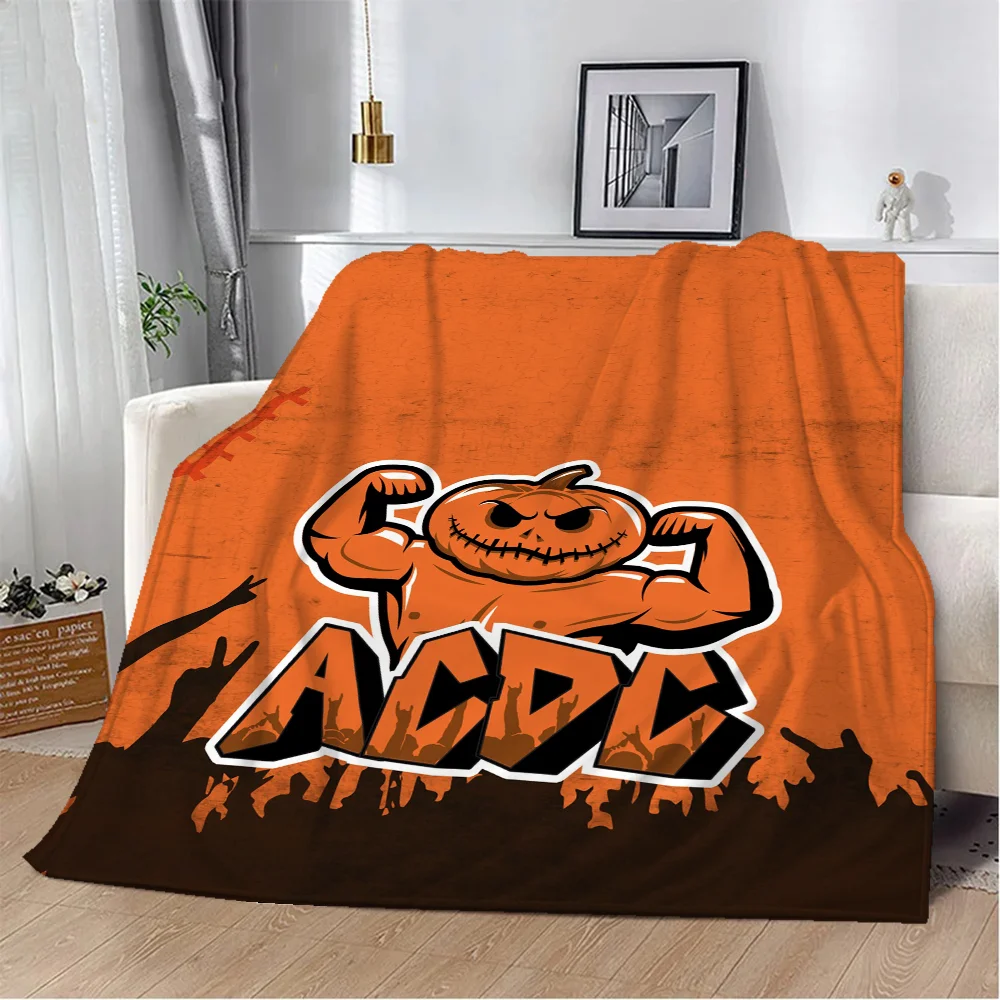 Acdc Fluffy Soft Blankets & Throw Blanket Home Interior Knitted Plaid Beach Towel Microfiber Bedding Knee Nap King Size Bed Sofa 2