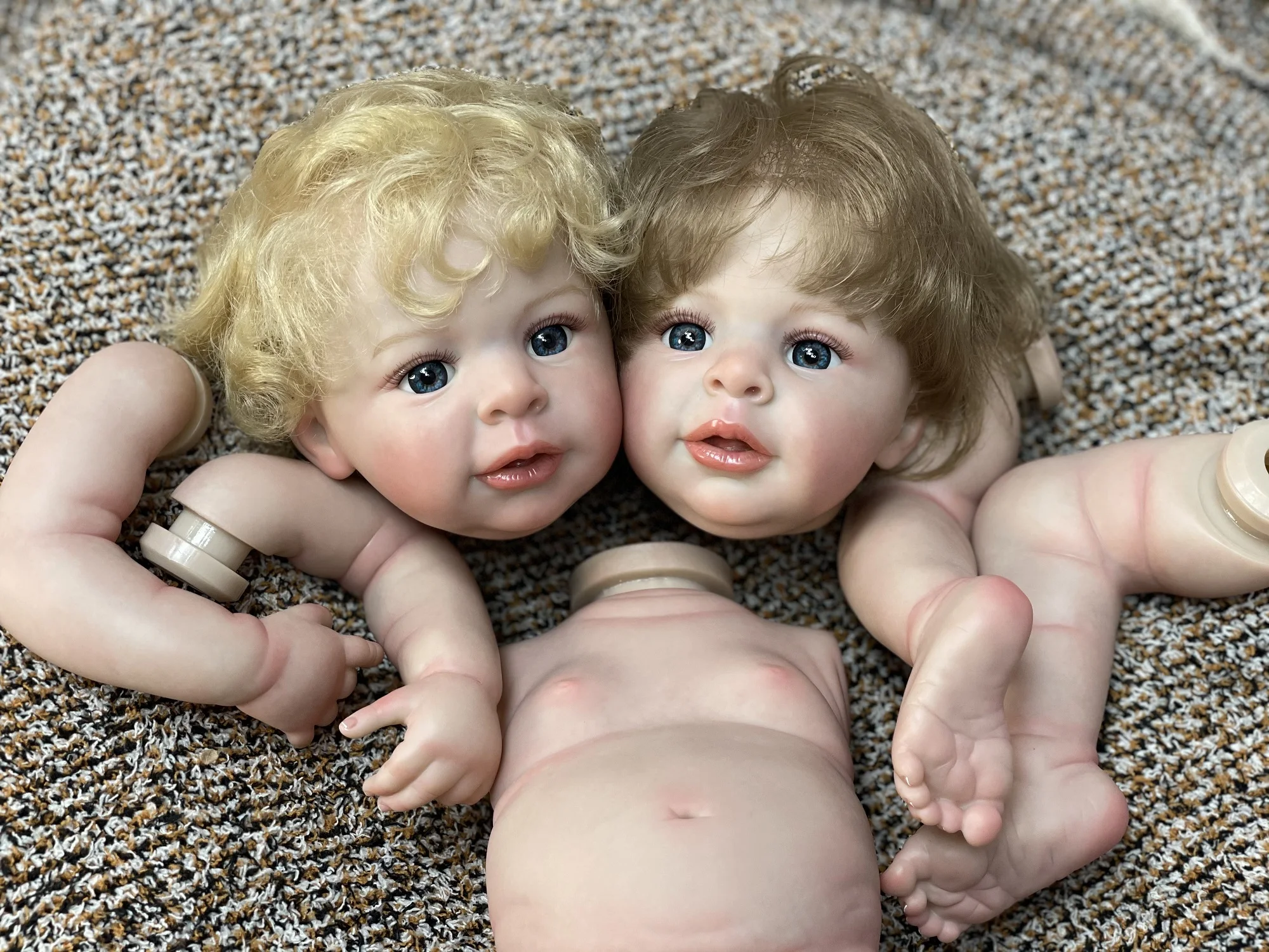 전신 부드러운 비닐 베베, 뿌리깊은 머리카락, 부드러운 촉감, 수제 페인트 피부, 살아있는  소녀, 18-20 인치