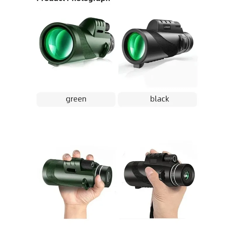 80x100 HD ZOOM Powerful Monocular Telescope Portable Binoculars Long Range Telescope for Hunting Sports Outdoor Camping Travel 5