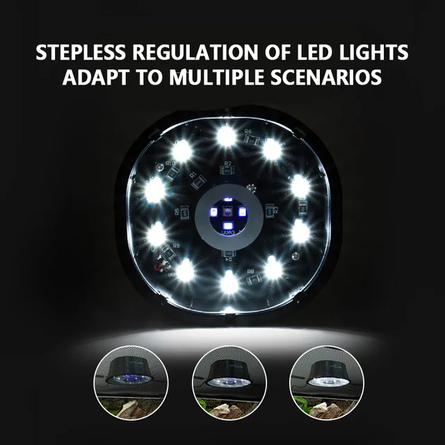 Reptile LED/UVB Lamp 2 Mode Switching Lizard Turtle Calcium Supplement Heating Light Amphibians Breeding Box Lighting Supplies 4