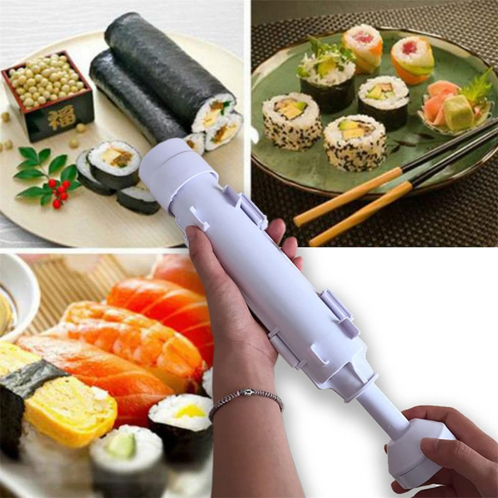 Dropship DIY Sushi Maker Roller Rice Mold Sushi Making Machine Vegetable  Meat Rolling Device Onigiri Mold Sushi Tools Kitchen Accessories to Sell  Online at a Lower Price