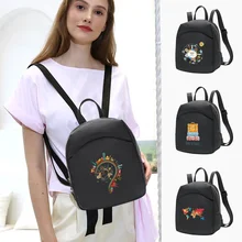 

Mini Backpack Crossbody Bag for Teenage Girl Women Shoulder Phone Purse Travel Pattern New Trendy Female 2022 Small School Bag