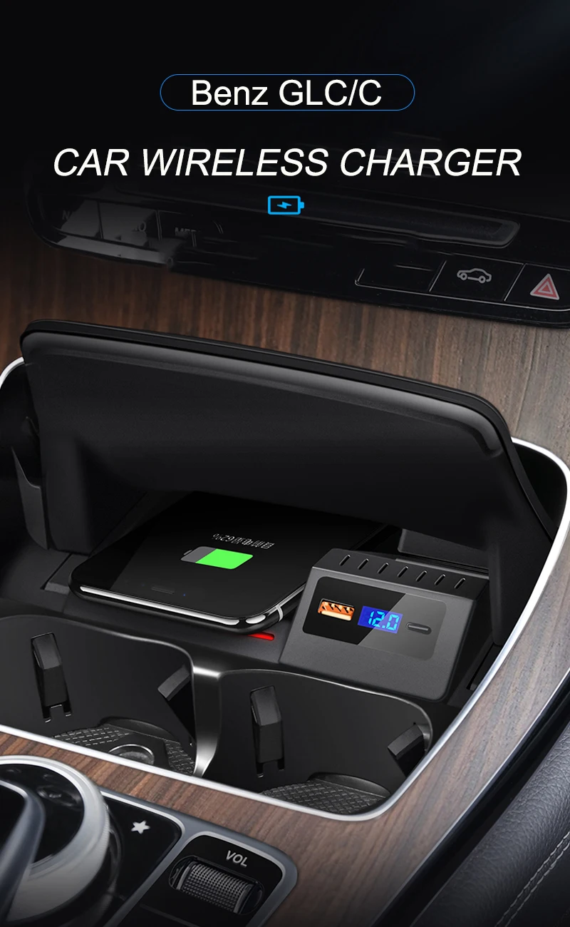 Mercedes Benz wireless fast-charger