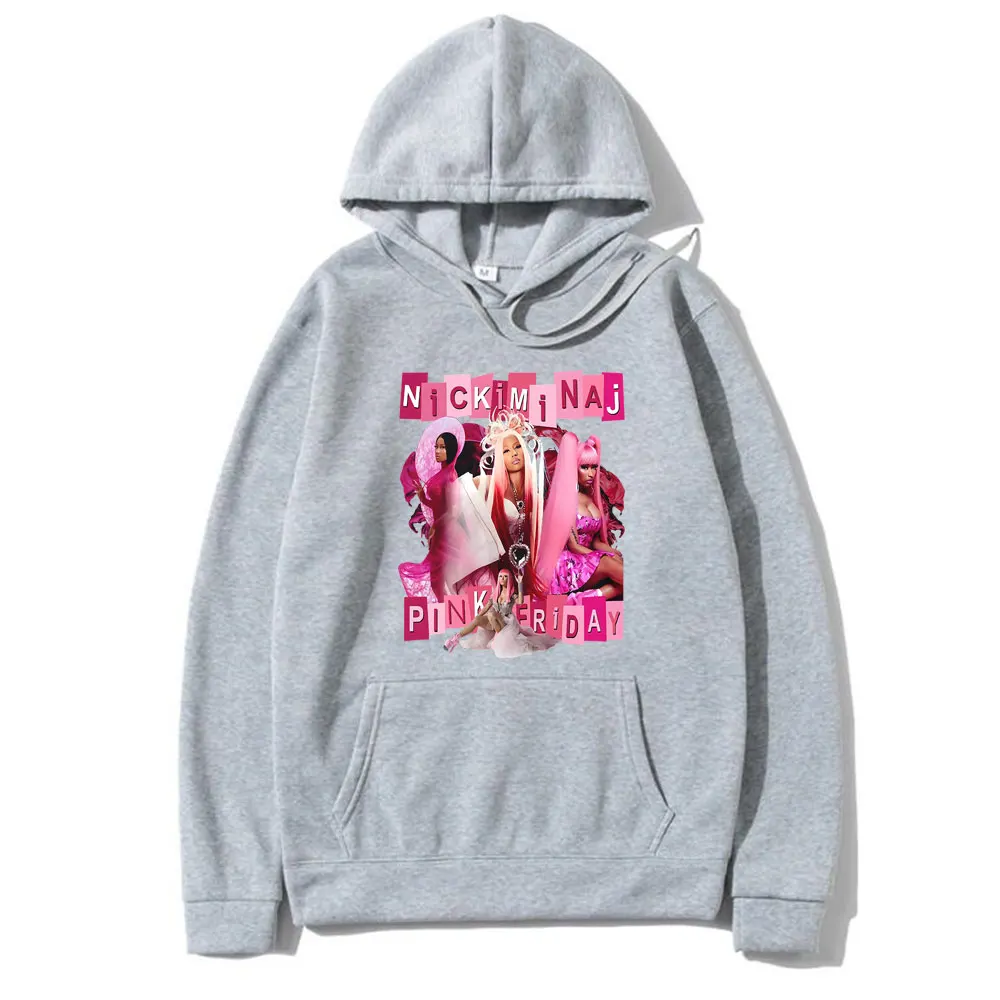 2024 Nicki Minaj Pink Friday 2 Concert Hoodie Men Women Fashion Oversized Streetwear Male Hip Hop Style Vintage Pullover Hoodies