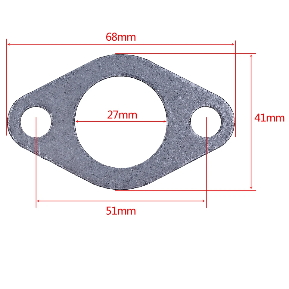 Kit Bulloni Guarnizione Haishine Kit Bulloni E Guarnizione Scarico Per Motori Honda GX - 6 Pezzi, Per GX390, GX340, Etc. Bulloni Marmitta Ferro - Foto 5