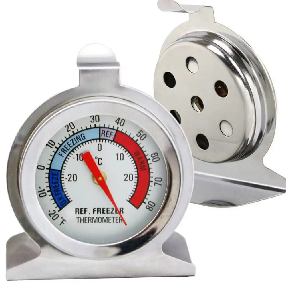 High Precision Stainless Steel Mini Fridge Thermometer