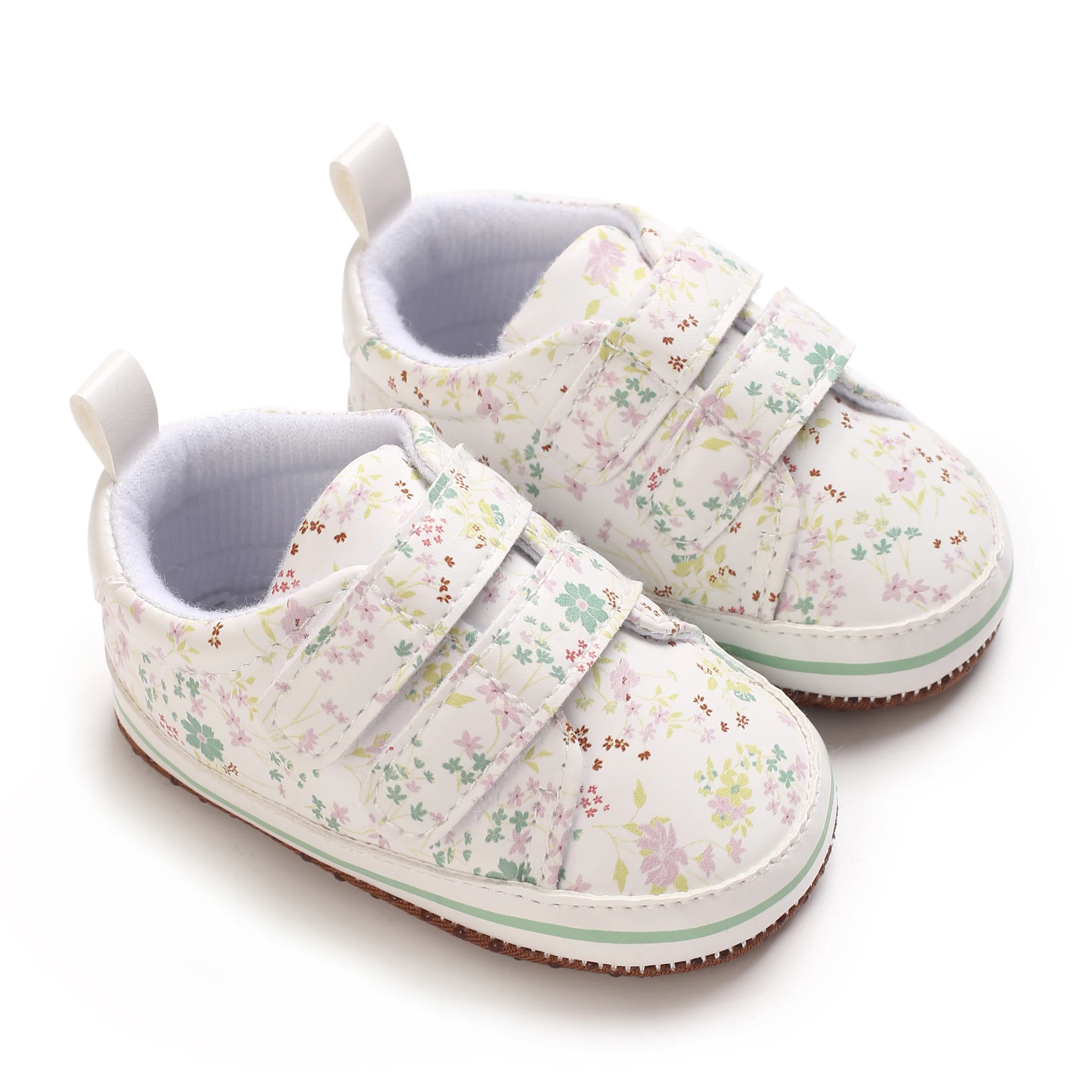 Baby Sports Shoes Anti Slip and Breathable Fabric Men's and Women's Walking Whoes For Spring and Autumn Soft Soled Newborn Baby - 3