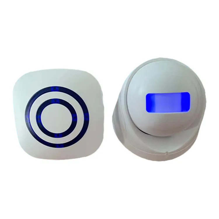 Wireless A Lunga Distanza Pir Motion Detection Campanello Di Benvenuto Pulsante Di Allarme Di Sicurezza Domestica Anello Porta Spina Eu/Us/Uk Opzional