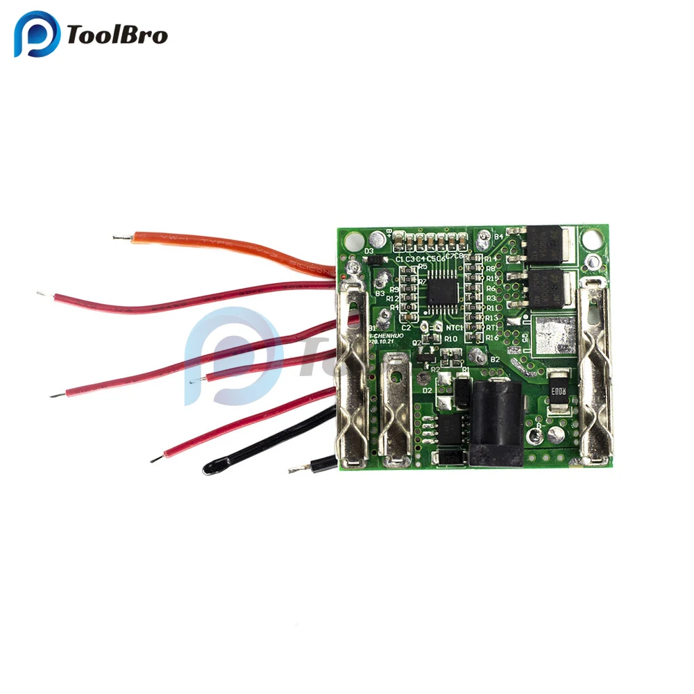 5S 18V 21V 20A Battery Charging Protection Board Li-Ion Lithium Battery Pack Protection Circuit Board BMS Module For Power Tools