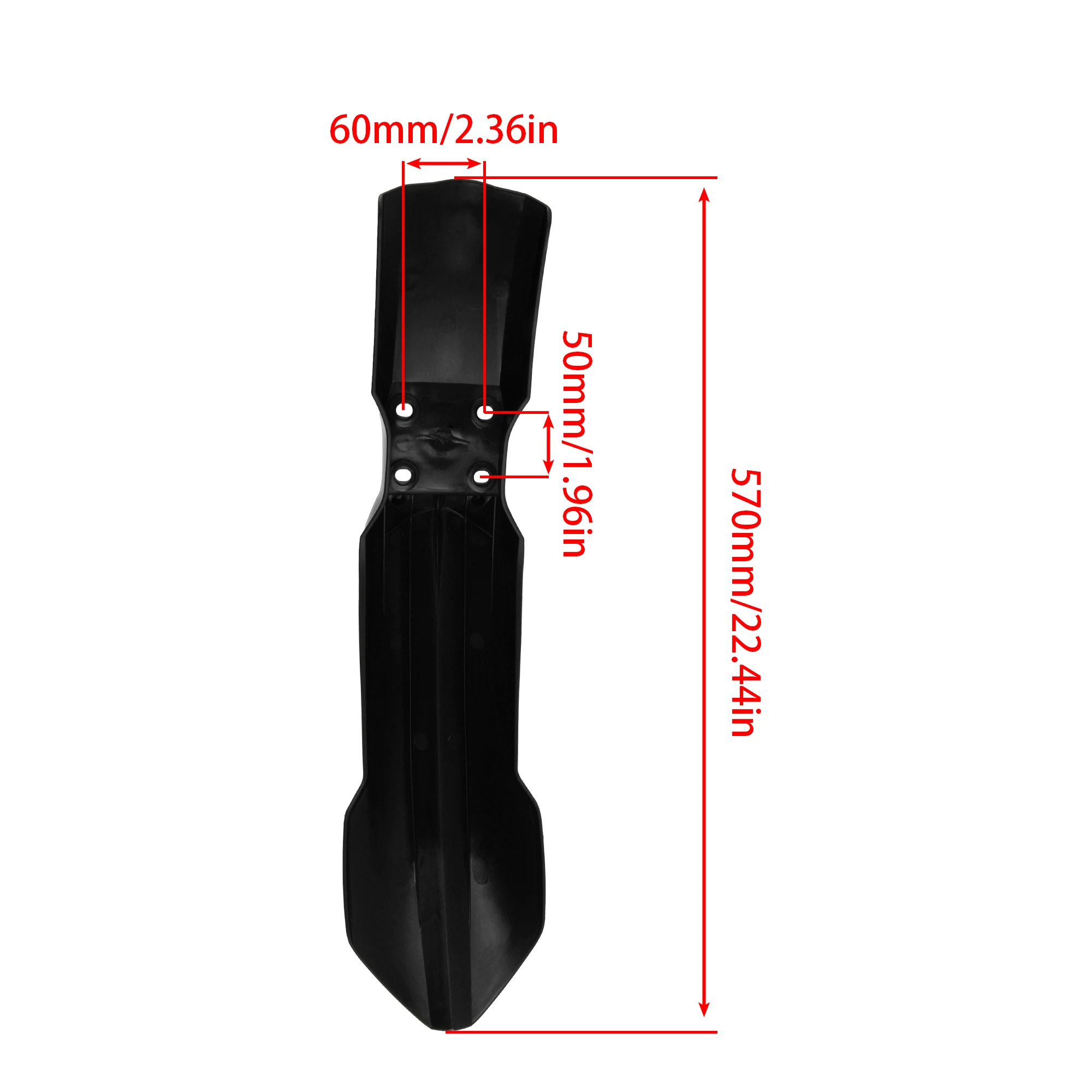 High-Performance Motocross Front Fender Mudguard for Dirt Bikes