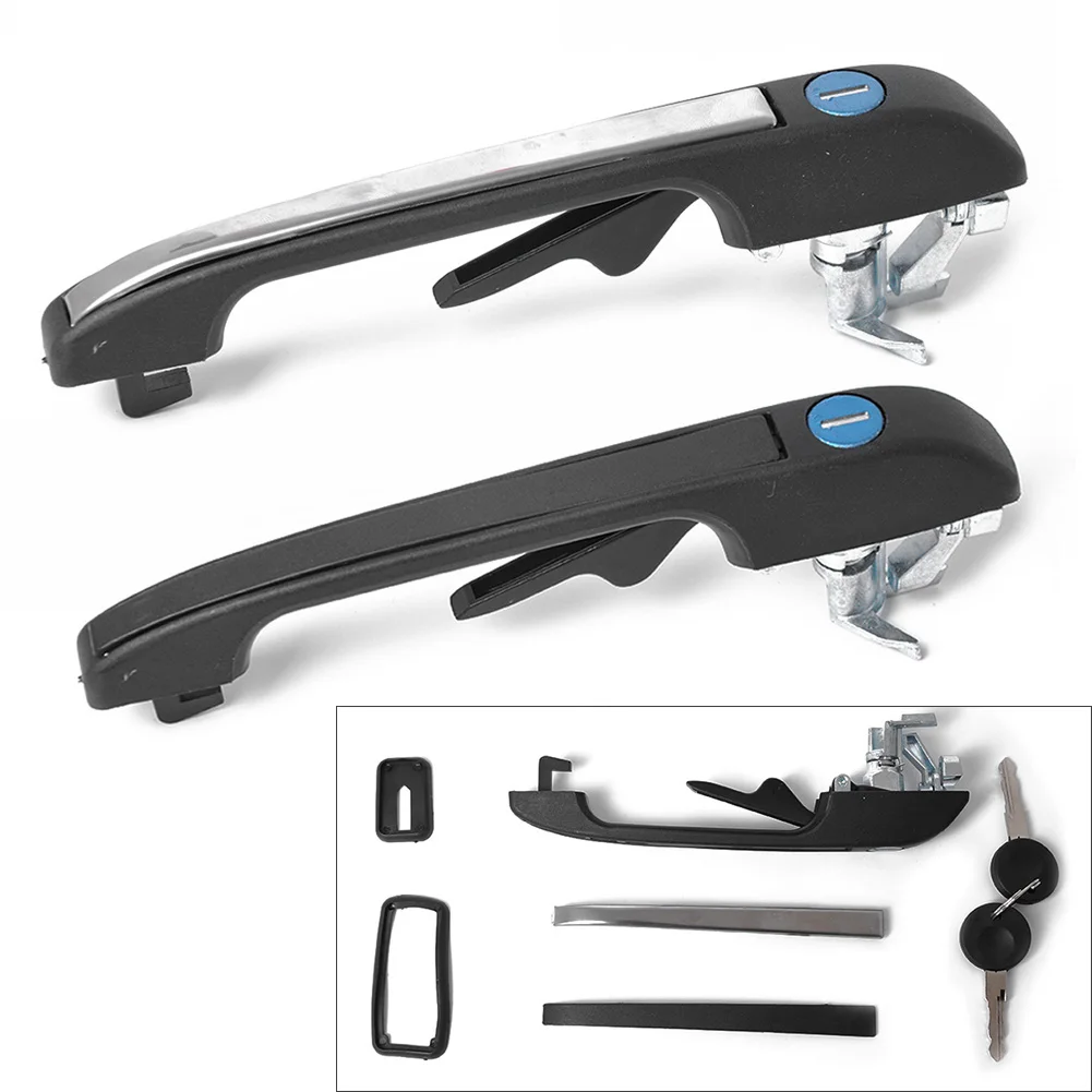 1Piece Left Front Door Handle For Volkswagon Passat 16 I 1 Golf 17 Mk1 Mk2 1974-1994 191837205A/191837205