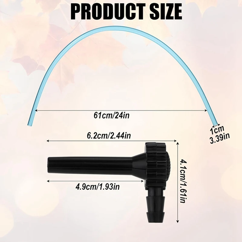 AA81-Maple Syrup Tapping Kit Maple Tap And Food Grade Dropper Extractor For Maple Syrup Supplies
