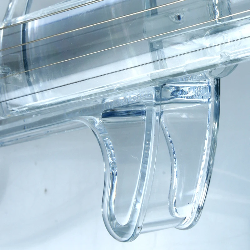 Upgraded Transparent Electric Violin Case Plastic Musical Instruments Classic Stringed Instruments High Quality