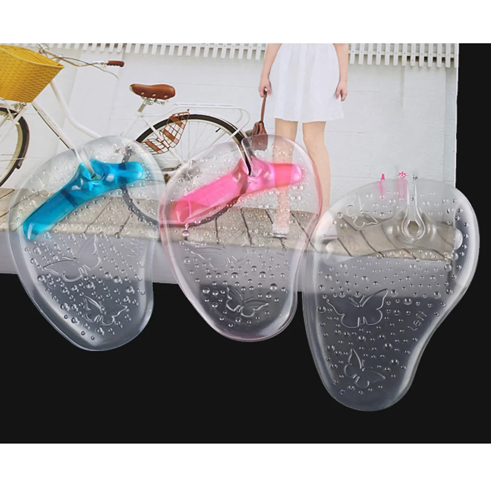 

Flip-Flop Pads Metatarsal Pads Ball Foot Cushions No Slip Silicone Shoe Inserts Pad Gel Metatarsal Pads Thong Sandals
