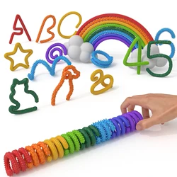 Textured Calming Fidget Sticks - Sensory Toys for Stress Relief and Anxiety (8 sticks per pack)