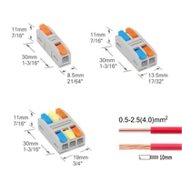 Mini Fast Wire Connector 1Pin 2Pin 3Pin Spliceable Hard Wire Direct Insertion Multi Input And Multi Output Fast Wiring Terminal - Image 2