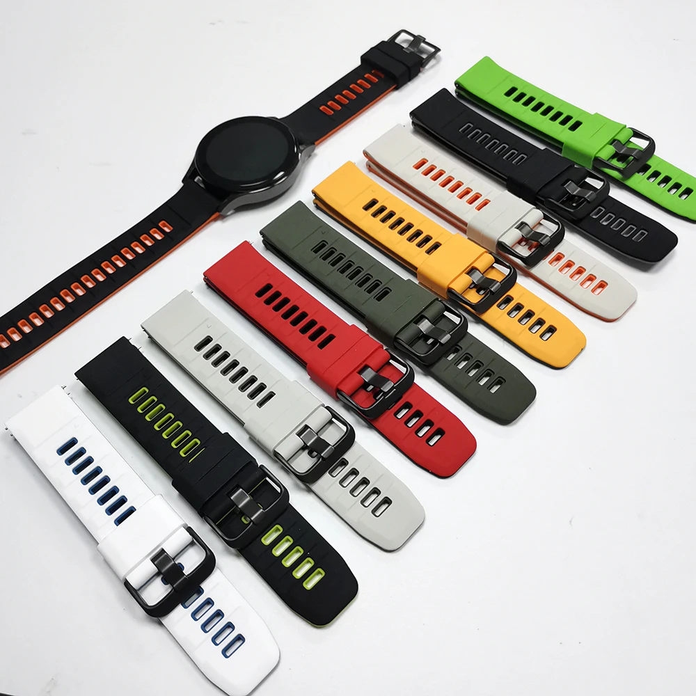 Versatile Silicone 22mm Watch Strap - Premium Design for Comfort and Style