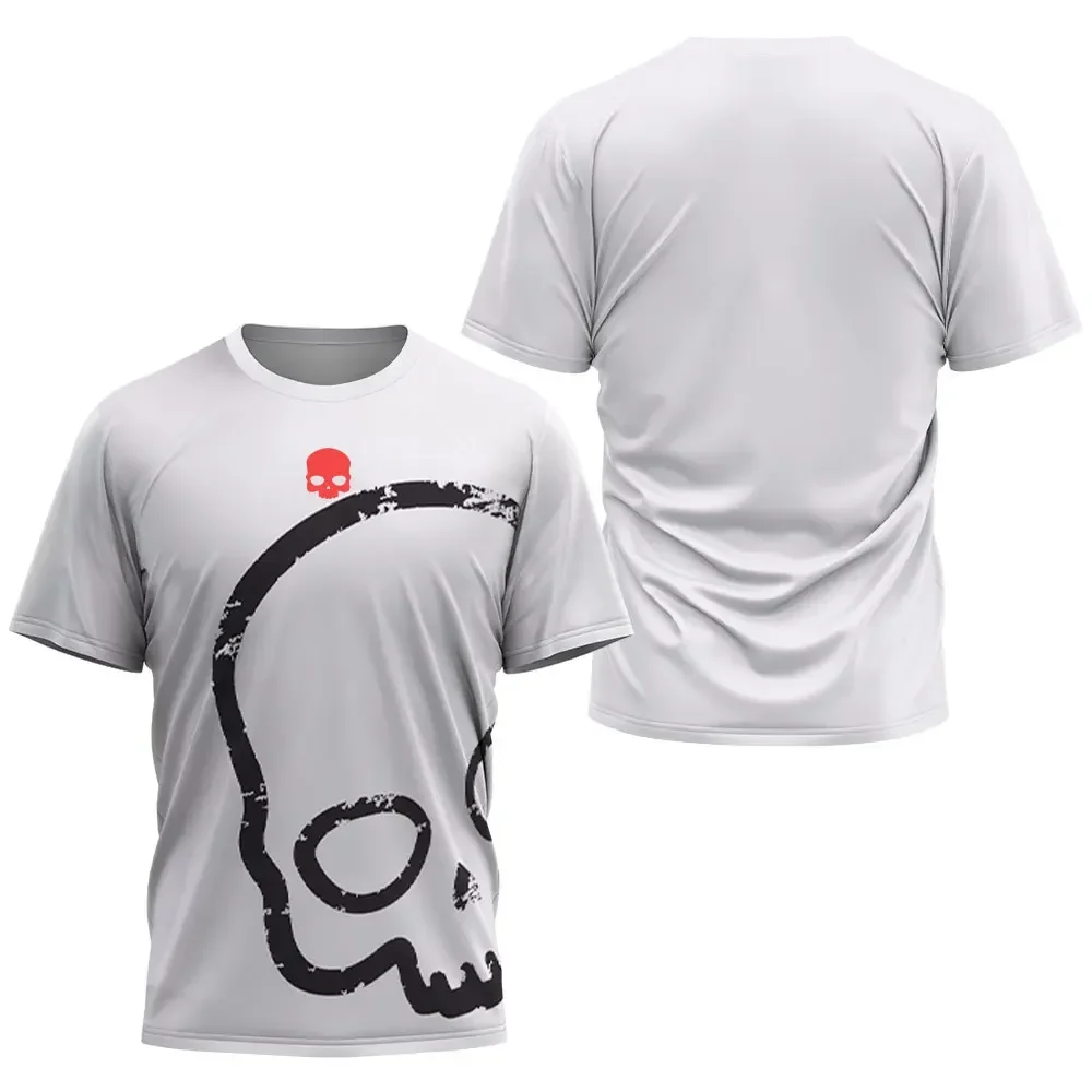 

3D Printing Skull T Shirt For Men O-neck Short Sleeve Trend Men T shirt Quick Dry Material Men's Clothing Outdoor Male Top