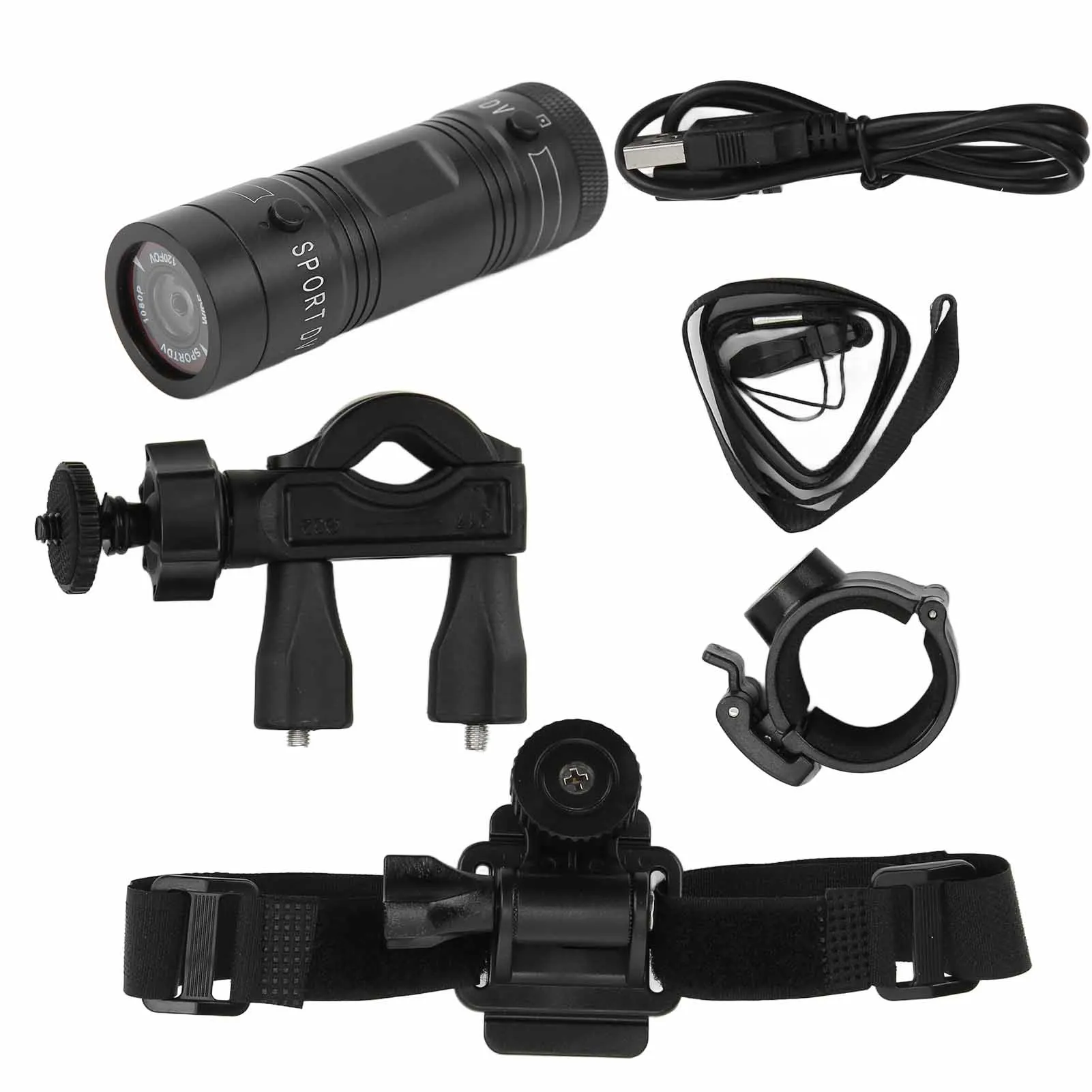 Motorcycle Helmet Action Video Camera Waterproof Bike Helmet Sport Camera 120&deg; Wide Angle Full 1080p HD Car Video Recorder