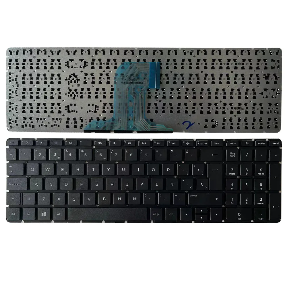 

New Spanish Keyboard For HP Pavilion 250 G4 250 G5 256 G4 256 G5 255 G4 255 G5 15-AC 15-AY 15-AF 15Q-AJ 15-BA SP Black