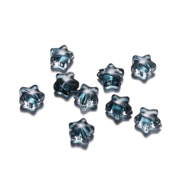 Vibrant Star-Shaped Czech Glass Beads for DIY Jewelry & Accessories (30 Pieces) (Style 03 8mm)