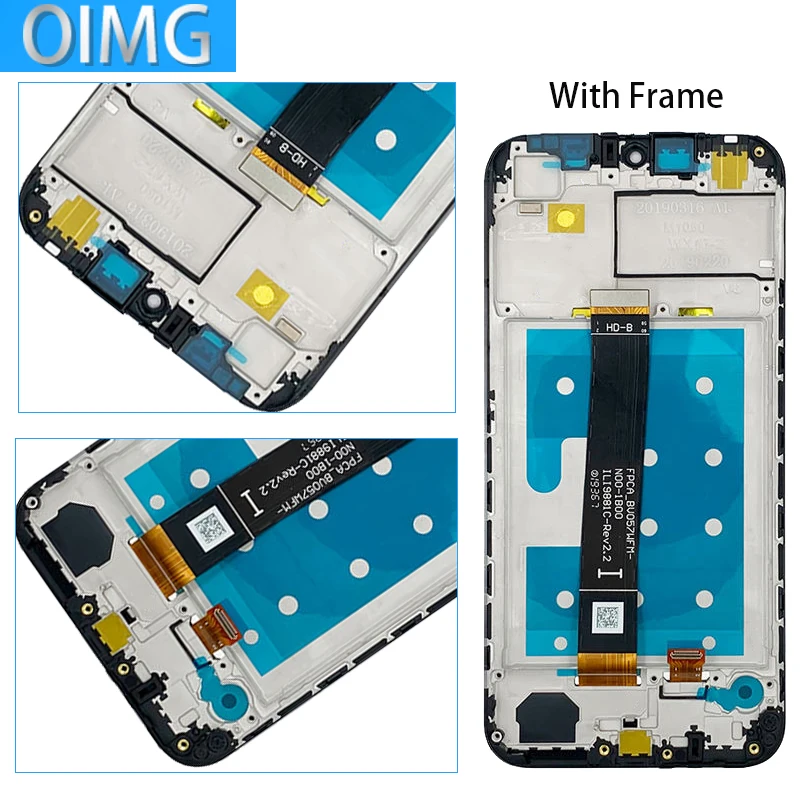 E-YIIVIIL Display LCD compatibile con Huawei Y5 2019 AMN-LX9 AMN-LX1