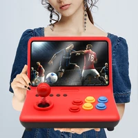 Console de jeu d'arcade à grand écran IPS A12 de 9 pouces, avec 5000 jeux, Double Joystick, petite Console GBA de bureau pour les amateurs de jeux 6
