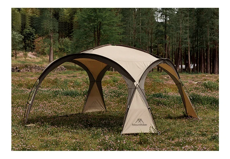 Mighty Dome Tent For Eight To Ten With Silver Coated Fabric Sun Shield