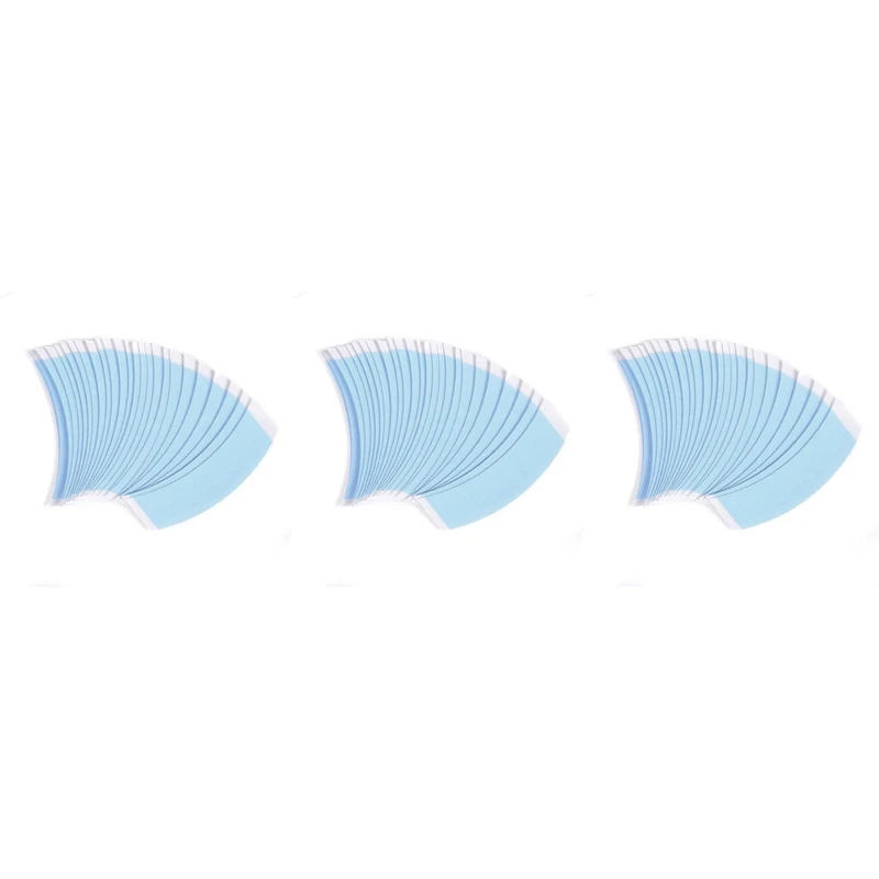 

216Pcs Blue Strong Double Side Tape Extension Wig Tape Fixed Tape Arc Double Sided Tape For Toupee Lace Wig Adhesive