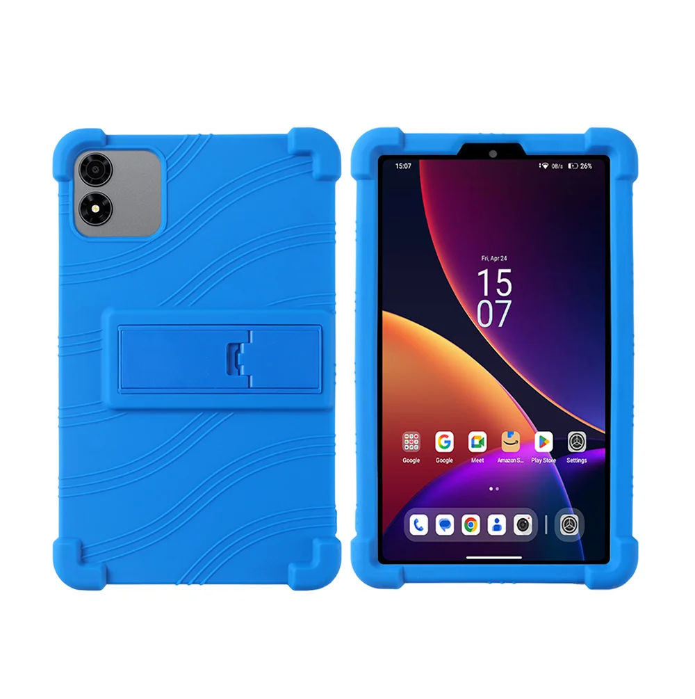 Children's Soft Silicone Adjustable Stand Tablet Case - 8.4 Inch