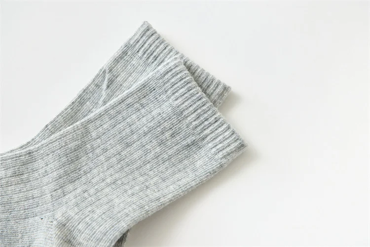 Lawadka Kindersocken Schwarz Weiß Grau Student Sportsocken Für Kinder Frühling Sommer Baumwollsocken Für Mädchen Jungen 1-12 Jahre 2024 – Detail 9