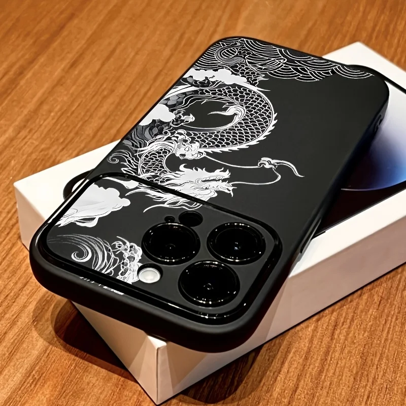 Eastern Dragon Wind iPhone case detail