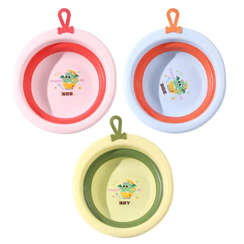 

Складная раковина, прочная круглая складная детская ванна, портативная раковина, складная раковина, экономия места, многоцелевая