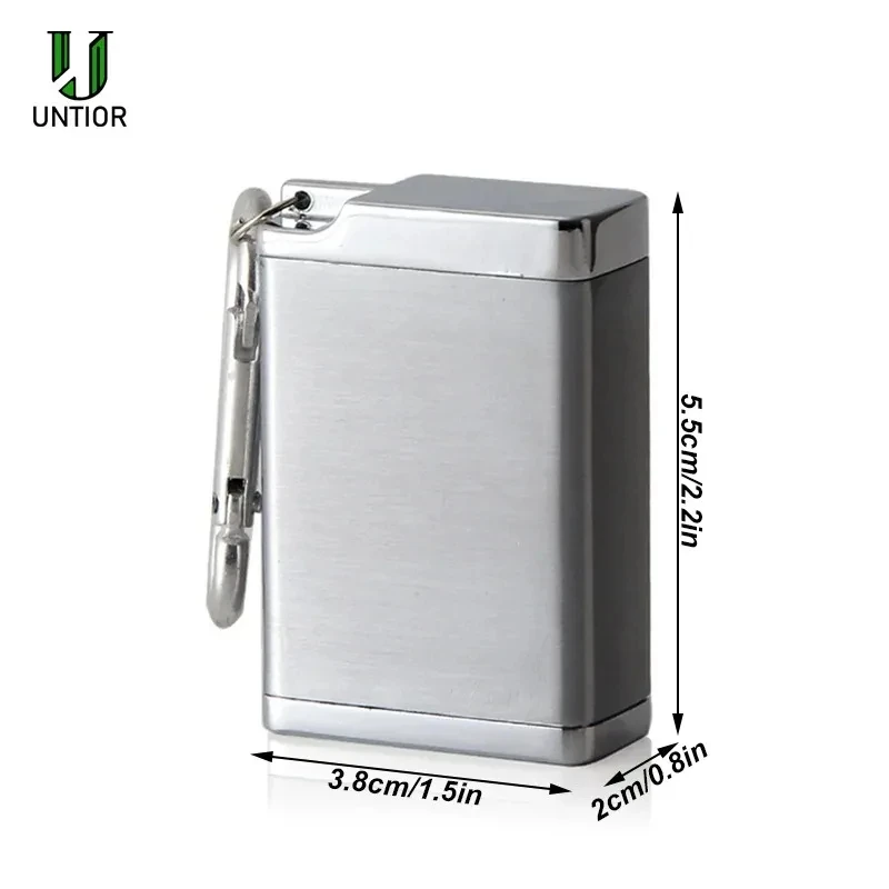 Small Portable Lighter Ashtray Car Ashtray Keychain Outdoor Traveling Camping Household, portable ashtray