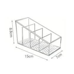 Multi-Function Desktop Organizer and Storage Box (Transparent)