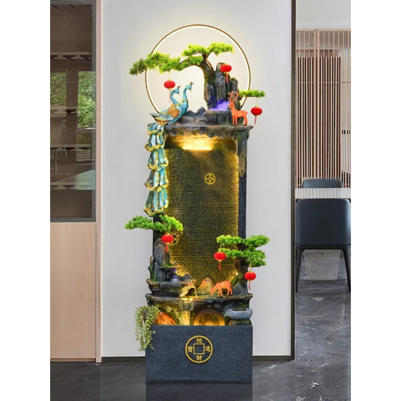 

Fengshui Wheel Waterscape Rockery Fish Tank Floor Circulating Water Lucky Fountain Water Ornaments