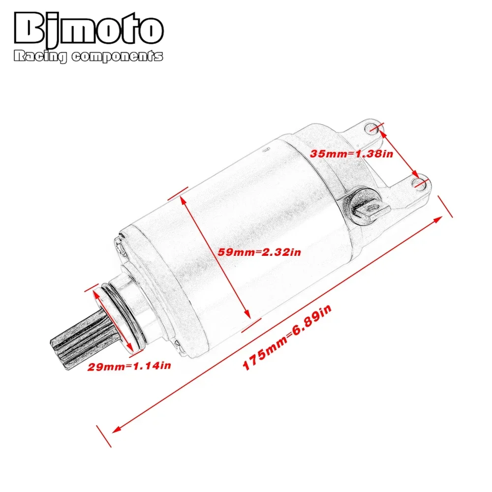 GSF GSXR 250 Starter Motor For Suzuki GSF250 Bandit GSX250 Across GSXR250 CJ 31100-11D00-000