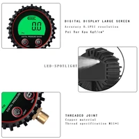 Heavy Duty Digital Tire Pressure Gauge for 0.1 Display Resolution Automatically Open 3-255 PSI Easy Read LCD Display H9EE 1