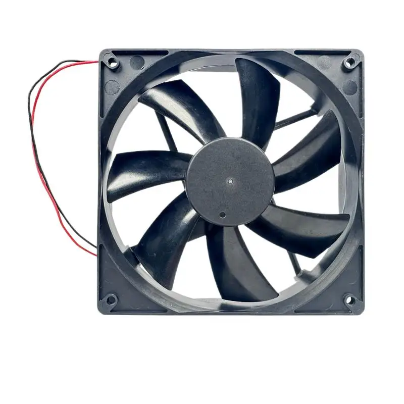 높은 공기 흐름 140mm 12V 팬: 섀시 및 전원 공급 장치 냉각용 PLA14025B12H(0.50A, 듀얼 볼 베어링, 2선)