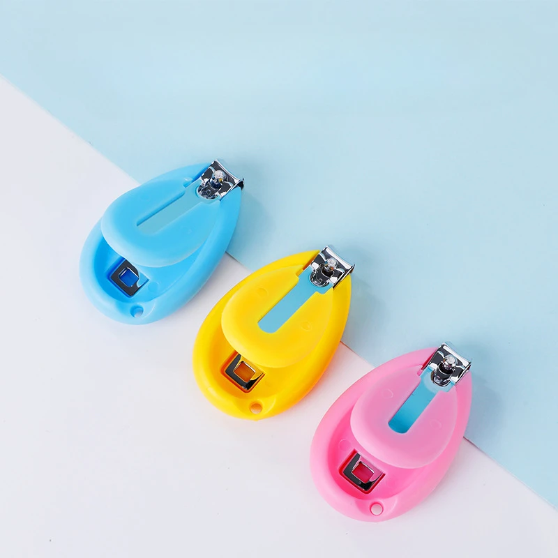 Nail Clippers Anti-fall Safety Infant Finger Toe Trimmer Baby Nail Care Tools Kids Healthy Protector Baby Cutters Light nail clipper,nail care kit,nail trimmer