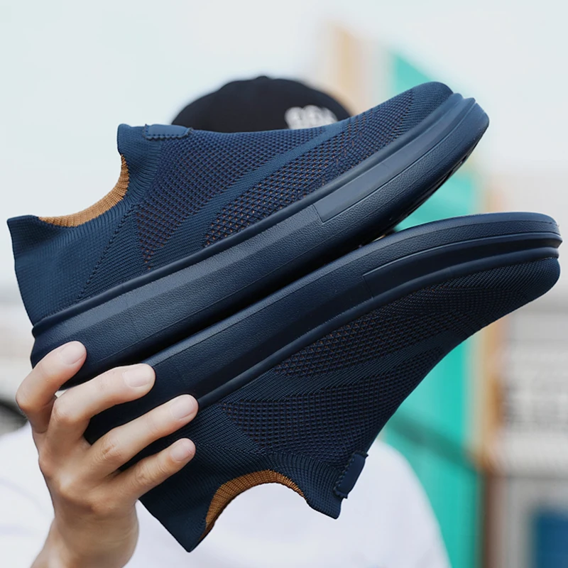 Breathable Couple Casual Sneakers Platform Male Loafers Soft Slip-on Women's Sneakers Summer Non-slip Casual Shoes Free Shipping
