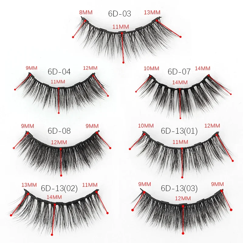 Magnetic Eyelashes Set 1/2/3/4 Pairs Faux Cils Liquid Eyeliner Tweezer Makeup Kit fake eyelashes