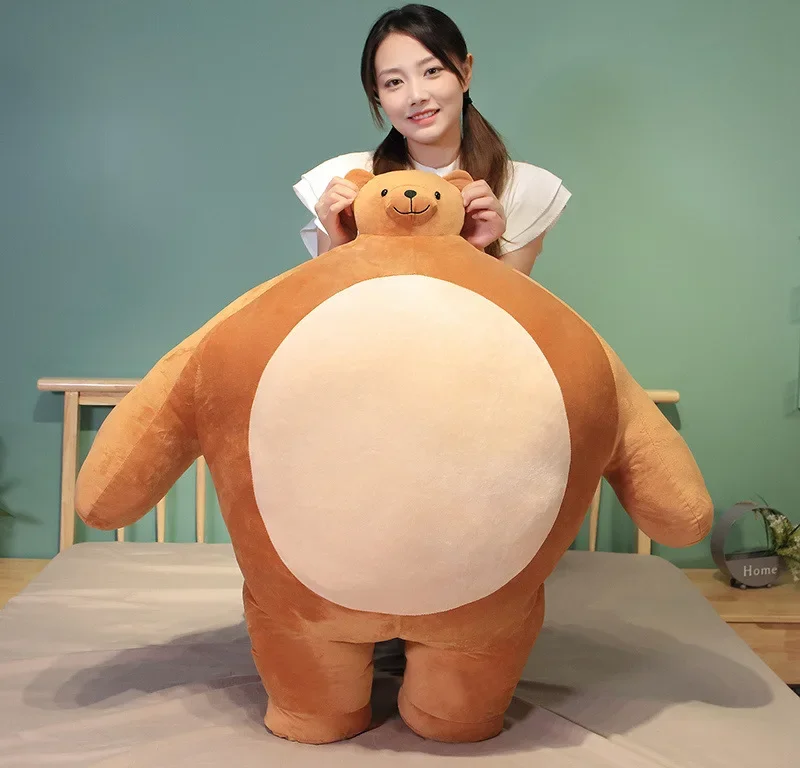 Cute little bear doll funny big body kingdom doll bear plush toy pillow gift plush toy Companion doll multifunction 3