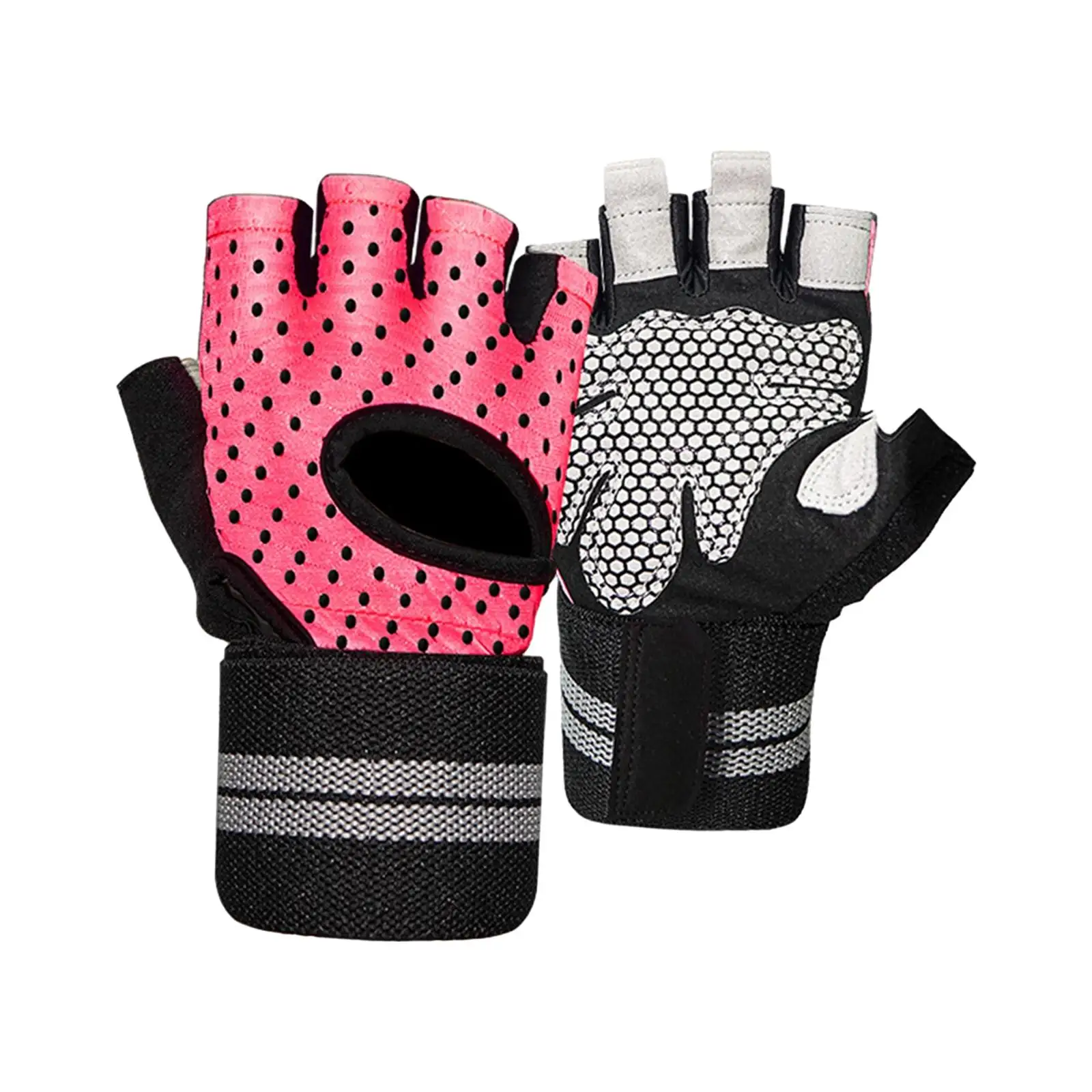 Half Finger Gloves Mountain Bike Gloves Summer Weight Lifting Workout Gloves