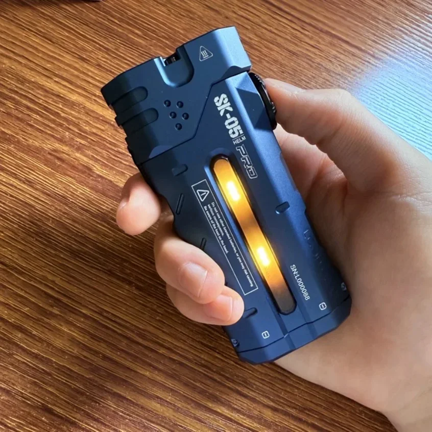 Rechargeable LED Flashlight with Power Bank for Outdoor Use